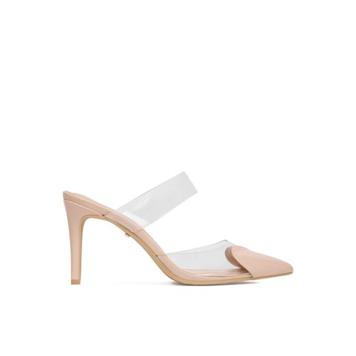 DeeZee Szpilki 2024-89 Beżowy ze sklepu MODIVO w kategorii Klapki damskie - zdjęcie 186215793