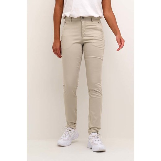 Kaffe Spodnie chino w kolorze beżowym ze sklepu Limango Polska w kategorii Spodnie damskie - zdjęcie 186216630