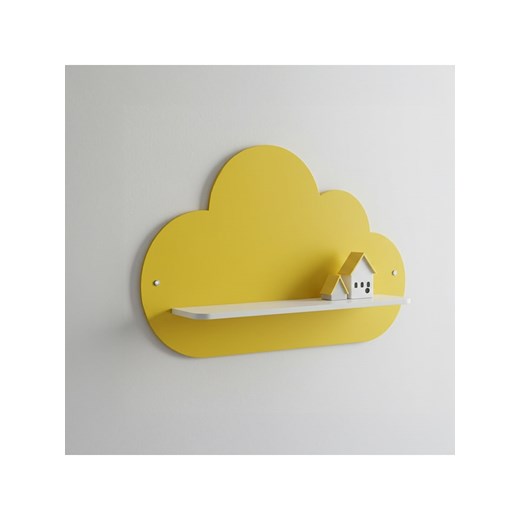 Woody Kids Regał ścienny w kolorze biało-żółtym -  33 x 25 x 10 cm ze sklepu Limango Polska w kategorii Meble dziecięce - zdjęcie 186216692