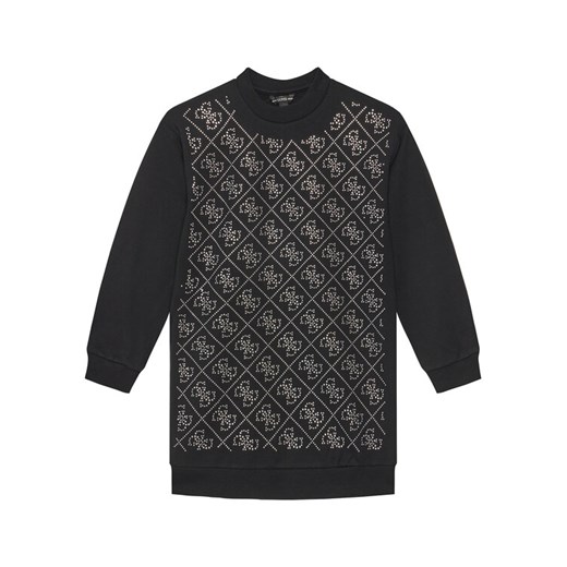 Guess Sukienka codzienna J5YK02 KA6V4 Czarny Regular Fit ze sklepu MODIVO w kategorii Sukienki dziewczęce - zdjęcie 186217724