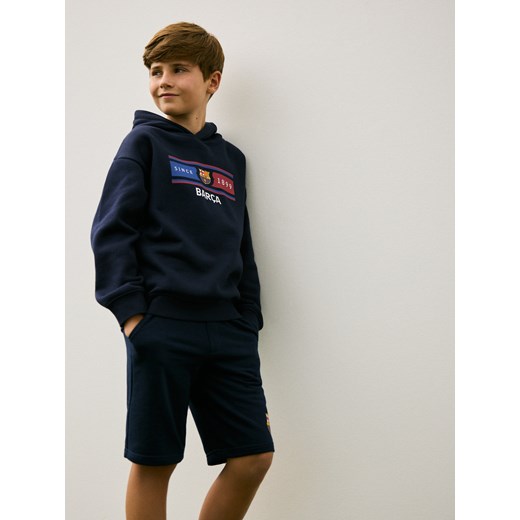 Reserved - Szorty FC Barcelona - granatowy ze sklepu Reserved w kategorii Spodenki chłopięce - zdjęcie 186218060