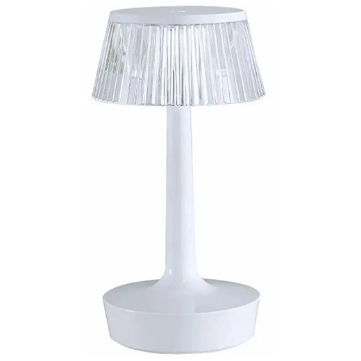 Biała lampka nocna led - K615-Eliso ze sklepu Edinos.pl w kategorii Lampy stołowe - zdjęcie 186218764
