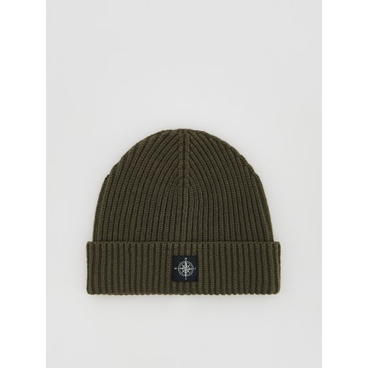 Reserved - Czapka beanie z wiskozą - jasny zielony ze sklepu Reserved w kategorii Czapki zimowe męskie - zdjęcie 186220061
