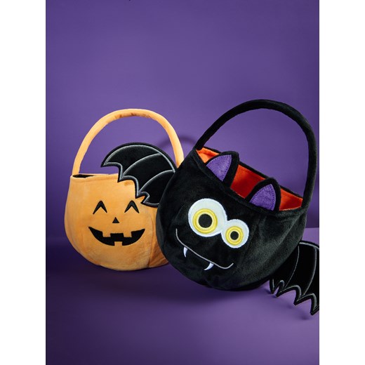 Reserved - Koszyk na Halloween - pomarańczowy - id: 154FQ-22X - marki Reserved - 186220130 Reserved - Koszyk na Halloween - pomarańczowy ze sklepu Reserved w kategorii Akcesoria dziecięce - zdjęcie 186220130