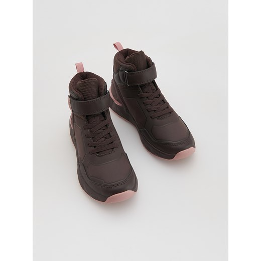 Reserved - Buty trekkingowe za kostkę - brązowy ze sklepu Reserved w kategorii Buty zimowe dziecięce - zdjęcie 186220380