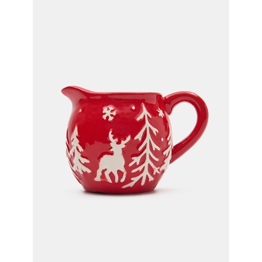 Sinsay - Dzbanek z motywem zimowym - czerwony Sinsay One Size Sinsay