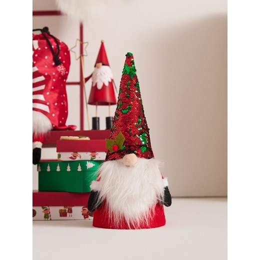 Sinsay - Dekoracja świąteczna w kształcie skrzata - czerwony Sinsay One Size Sinsay