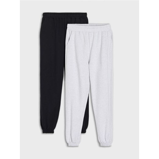 Sinsay - Spodnie dresowe 2 pack - wielobarwny ze sklepu Sinsay w kategorii Spodnie dziewczęce - zdjęcie 186221420