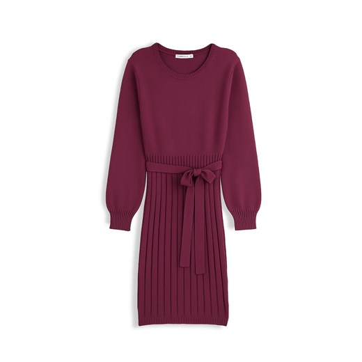GATE Dzianinowa sukienka z paskiem 40 ze sklepu gateshop w kategorii Sukienki - zdjęcie 186223132