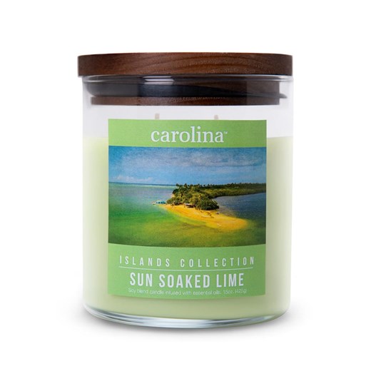 Colonial Candle Świeca zapachowa &quot;Sun Soaked Lime&quot; - 425 g ze sklepu Limango Polska w kategorii Świece i dyfuzory - zdjęcie 186223242
