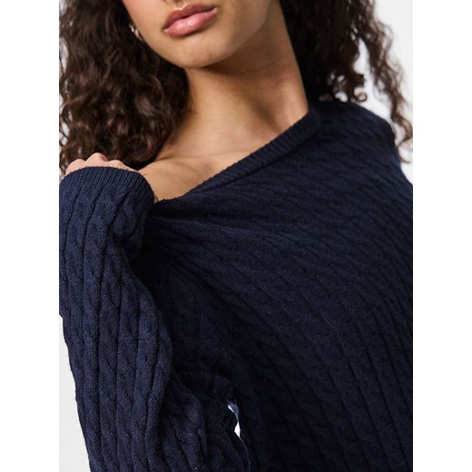 Pieces Sweter &quot;Pcfia&quot; w kolorze granatowym Pieces S Limango Polska promocyjna cena