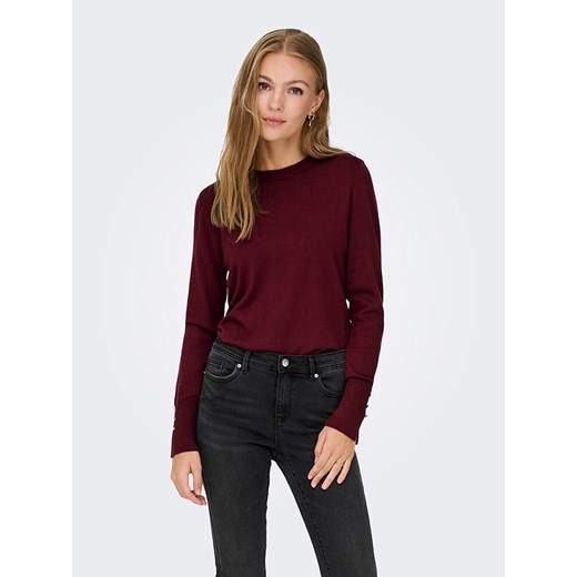 JDY Sweter w kolorze bordowym ze sklepu Limango Polska w kategorii Swetry damskie - zdjęcie 186223621
