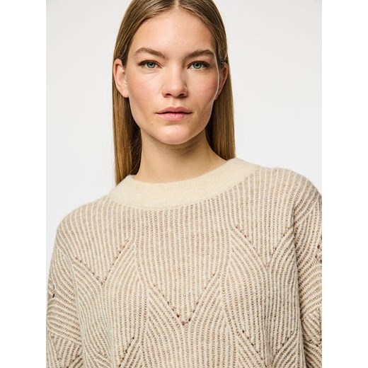 Pieces Sweter &quot;Pcjenna&quot; w kolorze kremowym Pieces L okazyjna cena Limango Polska
