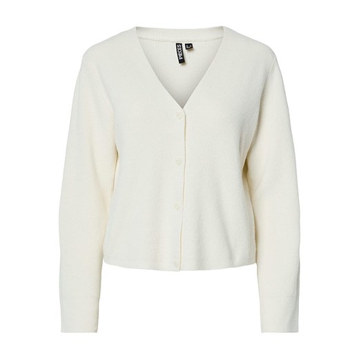 Pieces Kardigan &quot;Pcora&quot; w kolorze białym ze sklepu Limango Polska w kategorii Swetry damskie - zdjęcie 186223991