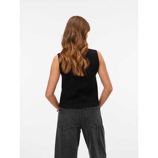 Vero Moda Top dzianinowy w kolorze czarnym Vero Moda L okazja Limango Polska