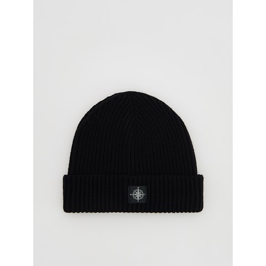 Reserved - Czapka beanie z wiskozą - czarny ze sklepu Reserved w kategorii Czapki zimowe męskie - zdjęcie 186224422