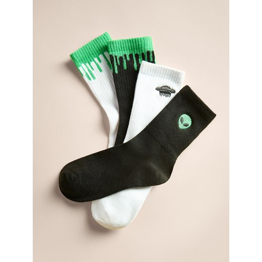 Reserved - Skarpetki 5 pack - czarny Reserved 34/36 Reserved