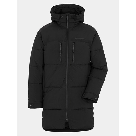 Didriksons Płaszcz zimowy Hilmer 504857 Czarny Standard Fit ze sklepu MODIVO w kategorii Płaszcze męskie - zdjęcie 186225932