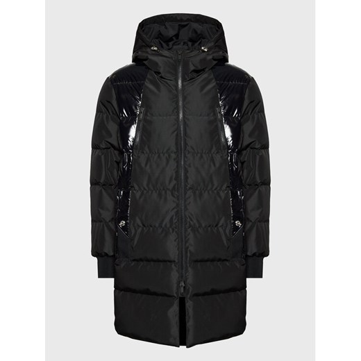 Les Hommes Płaszcz zimowy LF2280040255 Czarny Regular Fit Les Hommes 48 MODIVO