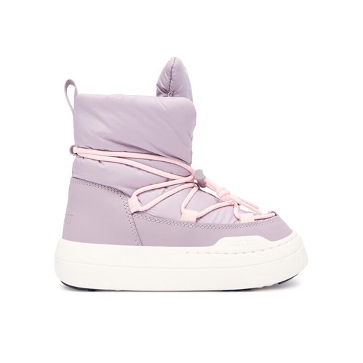 Moon Boot Śniegowce Jr Park lace Mid 80D3440070 S Różowy ze sklepu MODIVO w kategorii Buty zimowe dziecięce - zdjęcie 186226052
