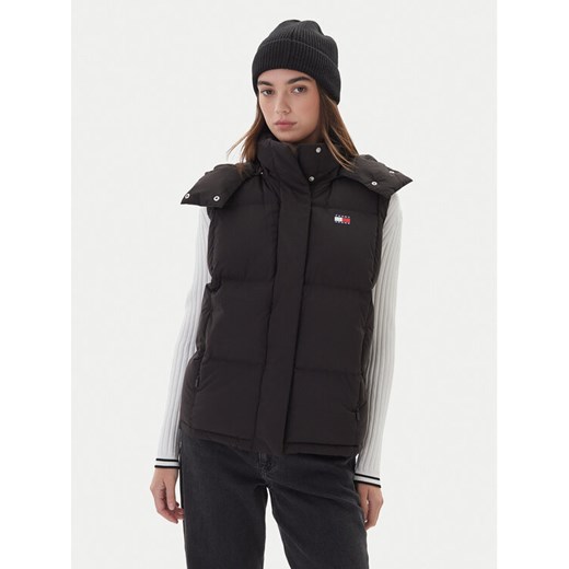 Tommy Jeans Bezrękawnik Tjw Alaska Grid Down Vest DW0DW21627 Czarny Regular Fit ze sklepu MODIVO w kategorii Kamizelki damskie - zdjęcie 186226092
