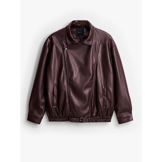 Mohito - Kurtka typu biker - mahoń ze sklepu Mohito w kategorii Kurtki damskie - zdjęcie 186227222