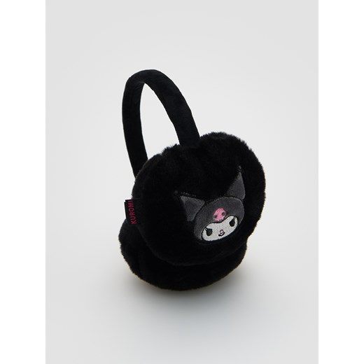 Reserved - Nauszniki Kuromi - czarny ze sklepu Reserved w kategorii Czapki dziecięce - zdjęcie 186228021