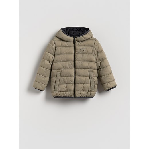 Reserved - Dwustronna kurtka - beżowy ze sklepu Reserved w kategorii Kurtki chłopięce - zdjęcie 186228571