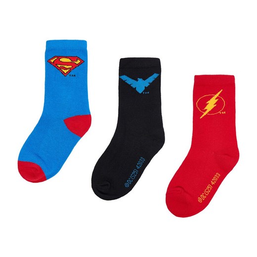 Skarpetki Superman CEO-ACCCS-AW25-228WBDC(3-PACK) ze sklepu ccc.eu w kategorii Skarpetki dziecięce - zdjęcie 186228750
