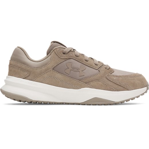 Męskie buty treningowe Under Armour UA Edge SUEDE - brązowe ze sklepu Sportstylestory.com w kategorii Buty sportowe męskie - zdjęcie 186230041