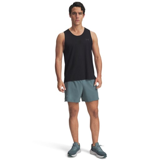 Męskie spodenki do biegania Under Armour UA Launch Pro 5\'\' Shorts - niebieskie ze sklepu Sportstylestory.com w kategorii Spodenki męskie - zdjęcie 186230162