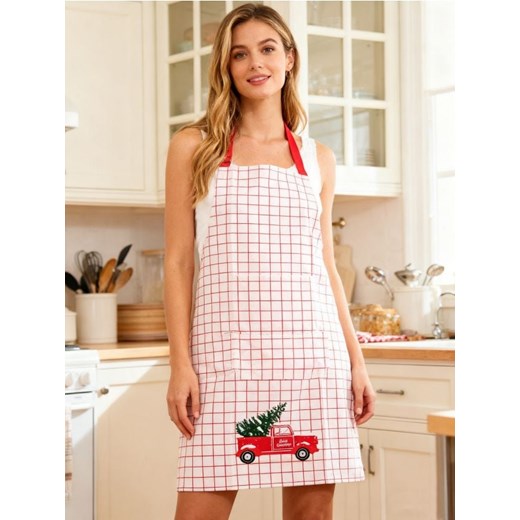 Sinsay - Fartuch kuchenny z motywem świątecznym - biały Sinsay One Size Sinsay