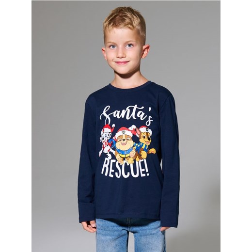 Sinsay - Koszulka z długimi rękawami PAW Patrol - granatowy ze sklepu Sinsay w kategorii T-shirty chłopięce - zdjęcie 186231494