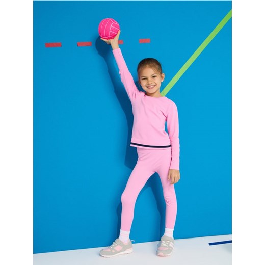 Sinsay - Legginsy sportowe Active - różowy - id: 949GG-43X - marki Sinsay - 186231571 Sinsay - Legginsy sportowe Active - różowy ze sklepu Sinsay w kategorii Spodnie dziewczęce - zdjęcie 186231571