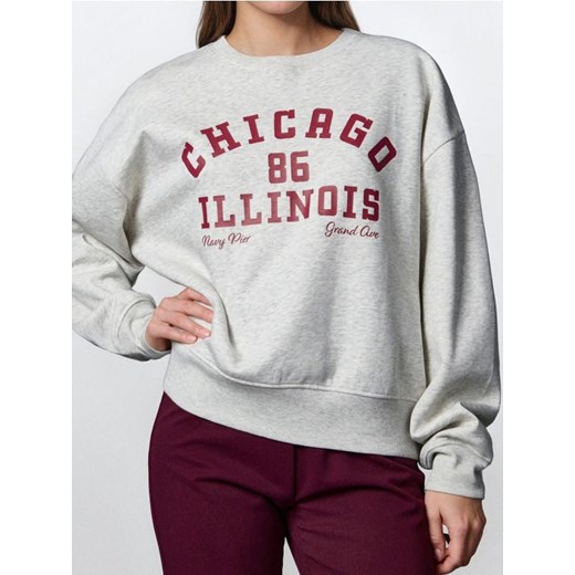 Sinsay - Bluza crewneck - Inny - id: 997FI-ML2 - marki Sinsay - 186231581 Sinsay - Bluza crewneck - Inny ze sklepu Sinsay w kategorii Bluzy damskie - zdjęcie 186231581