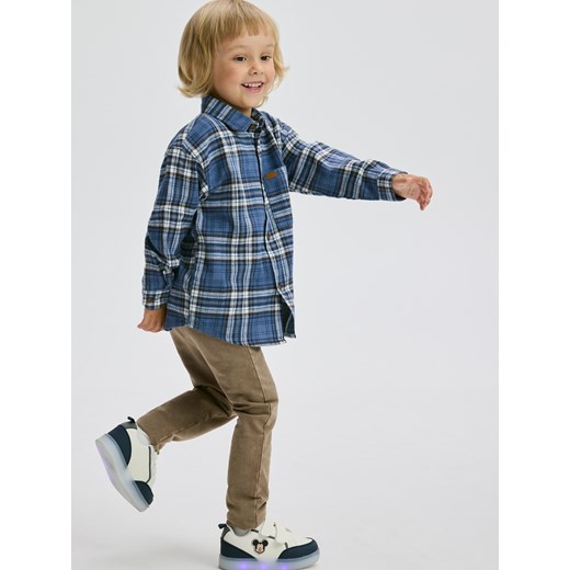 Reserved - Bawełniane legginsy - brązowy ze sklepu Reserved w kategorii Spodnie chłopięce - zdjęcie 186232124