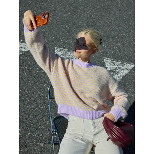 Reserved - Sweter w paski - wielobarwny ze sklepu Reserved w kategorii Swetry damskie - zdjęcie 186232163