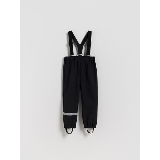 Reserved - Spodnie na szelkach - ciemnoszary ze sklepu Reserved w kategorii Spodnie chłopięce - zdjęcie 186232331