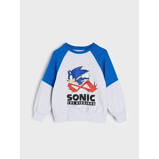 Sinsay - Bluza Sonic the Hedgehog - szary Sinsay 134 (8-9 l) Sinsay