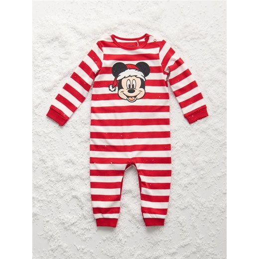 Sinsay - Śpiochy w paski Mickey Mouse - biały - id: 441DG-00X - marki Sinsay - 186232700 Sinsay - Śpiochy w paski Mickey Mouse - biały ze sklepu Sinsay w kategorii Piżamy dziecięce - zdjęcie 186232700