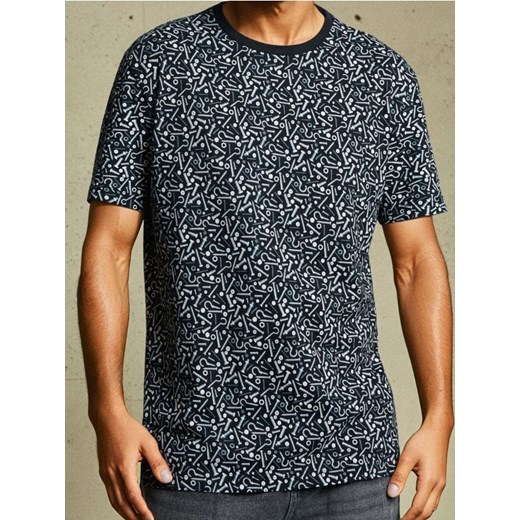 Sinsay - Koszulka z krótkim rękawem - czarny ze sklepu Sinsay w kategorii T-shirty męskie - zdjęcie 186232723