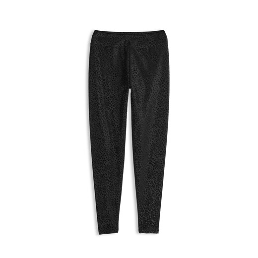 GATE Skórzane legginsy z nadrukiem zwierzęcym 34 ze sklepu gateshop w kategorii Spodnie damskie - zdjęcie 186232843