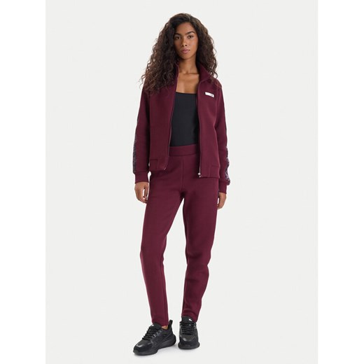 EA7 Emporio Armani Dres 7W000680 AF13151 M5064 Bordowy Regular Fit ze sklepu MODIVO w kategorii Dresy damskie - zdjęcie 186233321
