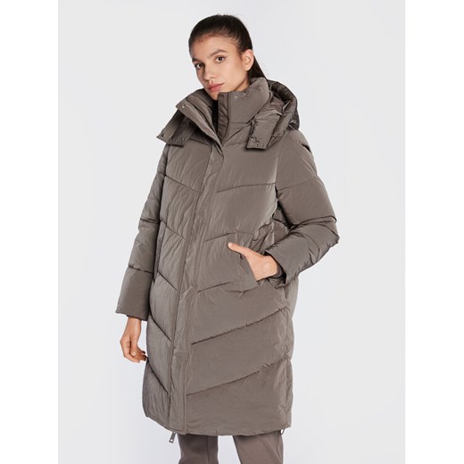 Calvin Klein Kurtka zimowa K20K204690 Beżowy Regular Fit ze sklepu MODIVO w kategorii Kurtki damskie - zdjęcie 186233340