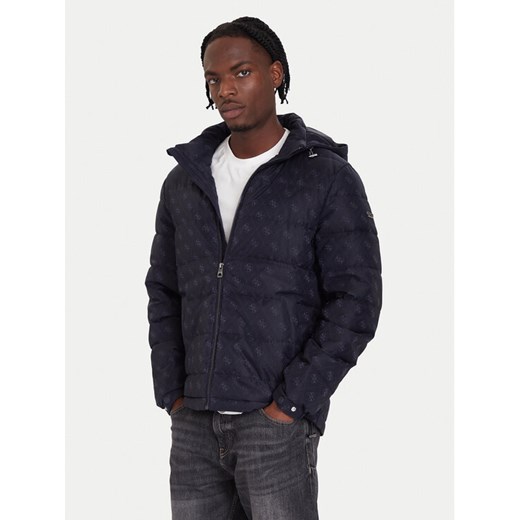 Guess Kurtka zimowa M5BL0B W2322 Granatowy Relaxed Fit ze sklepu MODIVO w kategorii Kurtki męskie - zdjęcie 186233344
