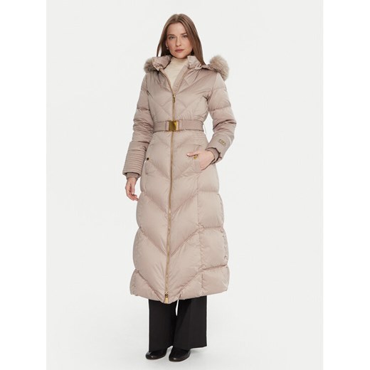 Marciano Guess Kurtka zimowa 5BGL39 7374A Écru Regular Fit ze sklepu MODIVO w kategorii Kurtki damskie - zdjęcie 186233394