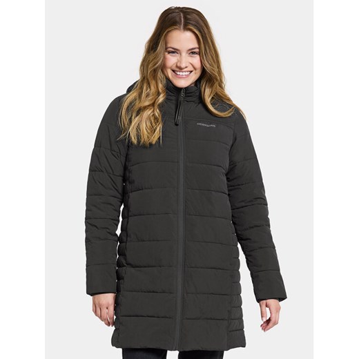 Didriksons Płaszcz zimowy Katrin Wns Parka 505088 Czarny Standard Fit ze sklepu MODIVO w kategorii Płaszcze damskie - zdjęcie 186233430