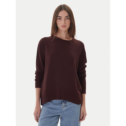 Kontatto Sweter 3M0808C Brązowy Relaxed Fit ze sklepu MODIVO w kategorii Swetry damskie - zdjęcie 186233490