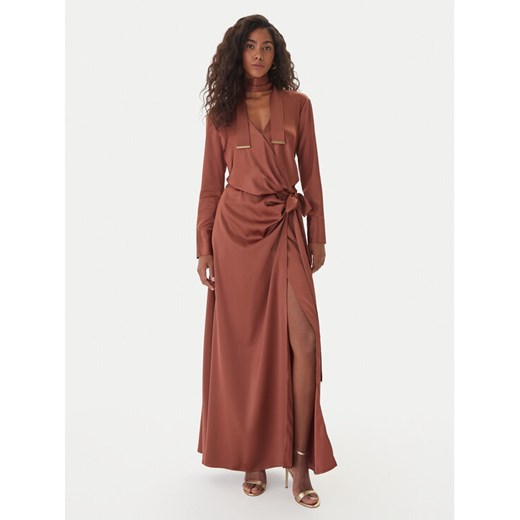 Marciano Guess Sukienka wieczorowa 5GGK00 7246A Bordowy Regular Fit ze sklepu MODIVO w kategorii Sukienki - zdjęcie 186233501