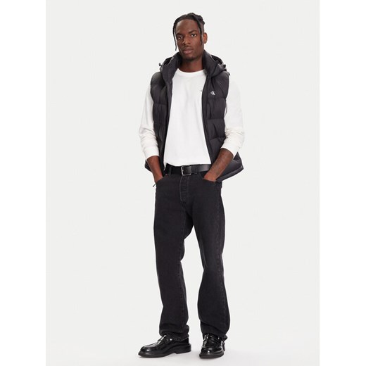 Calvin Klein Jeans Bezrękawnik LV04RD531G Czarny Regular Fit XL MODIVO